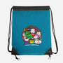 Merry Catmas-none drawstring bag-krisren28