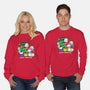 Merry Catmas-unisex crew neck sweatshirt-krisren28