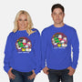 Merry Catmas-unisex crew neck sweatshirt-krisren28