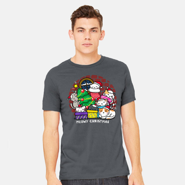 Merry Catmas-mens heavyweight tee-krisren28
