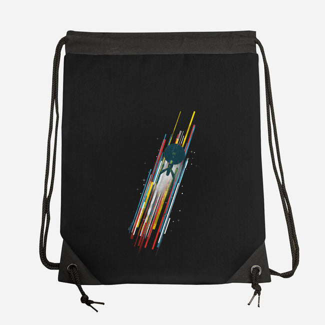 Warp Speed-none drawstring bag-kharmazero