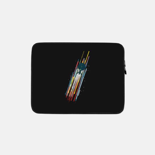 Warp Speed-none zippered laptop sleeve-kharmazero