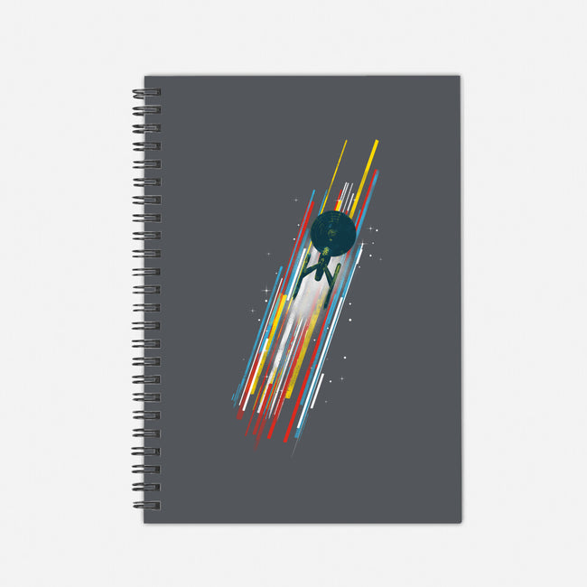 Warp Speed-none dot grid notebook-kharmazero