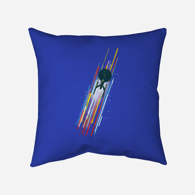 Warp Speed-none removable cover w insert throw pillow-kharmazero