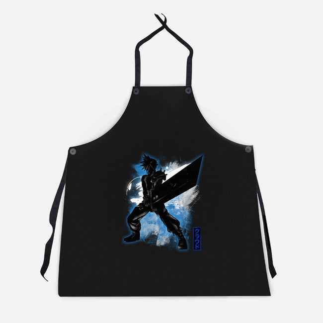 Cosmic Ex-Soldier-unisex kitchen apron-fanfreak1
