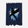 Cosmic Ex-Soldier-none polyester shower curtain-fanfreak1