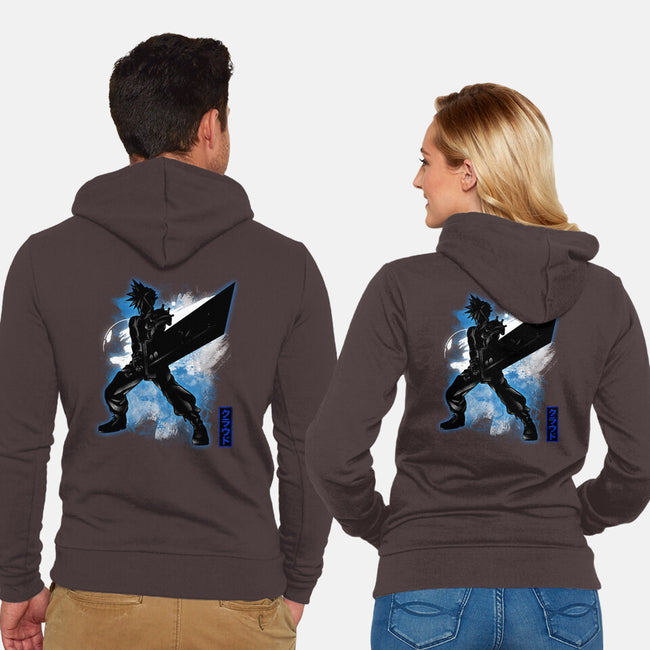 Cosmic Ex-Soldier-unisex zip-up sweatshirt-fanfreak1