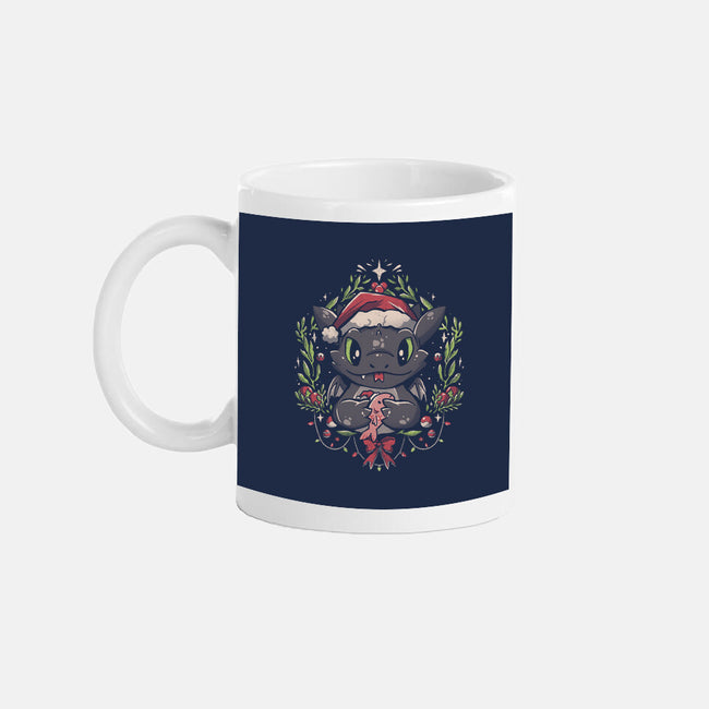 Dragon Christmas-none glossy mug-eduely