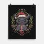Dragon Christmas-none matte poster-eduely
