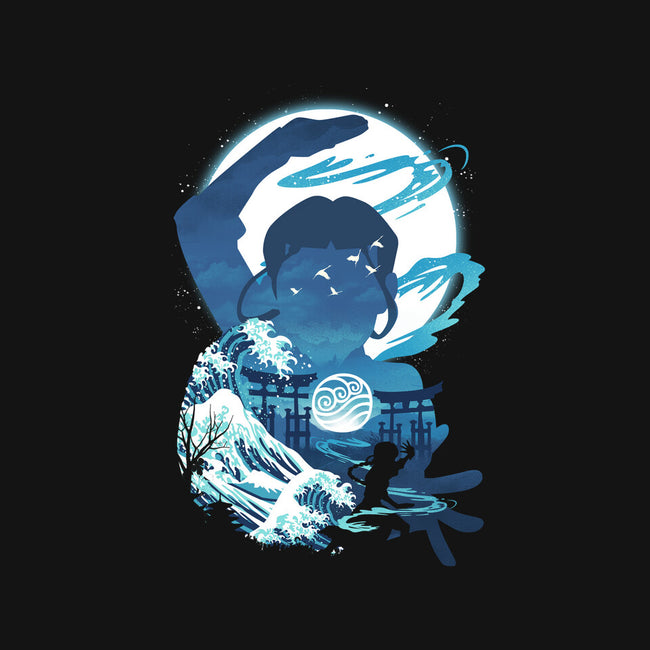 Waterbender Landscape-none drawstring bag-dandingeroz