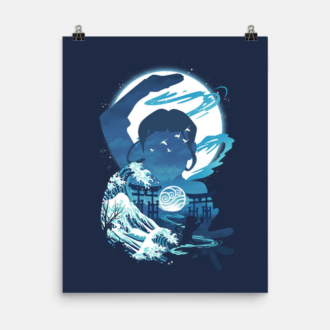 Waterbender Landscape-none matte poster-dandingeroz