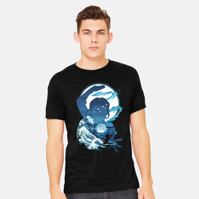 Waterbender Landscape-mens heavyweight tee-dandingeroz