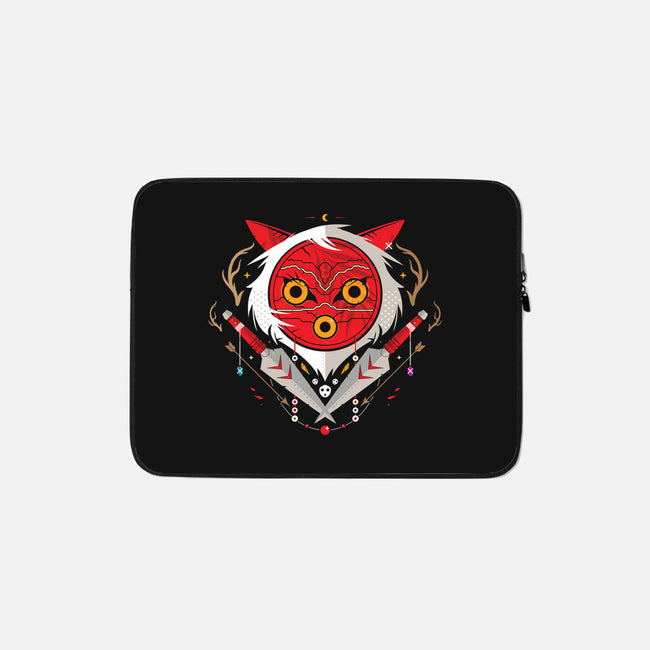 Warrior of the Forest-none zippered laptop sleeve-BadBox