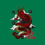 The Dice Dragon-none fleece blanket-ShirtGoblin