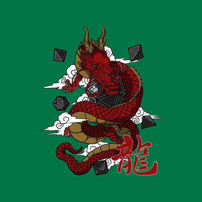 The Dice Dragon-unisex kitchen apron-ShirtGoblin
