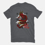 The Dice Dragon-womens fitted tee-ShirtGoblin
