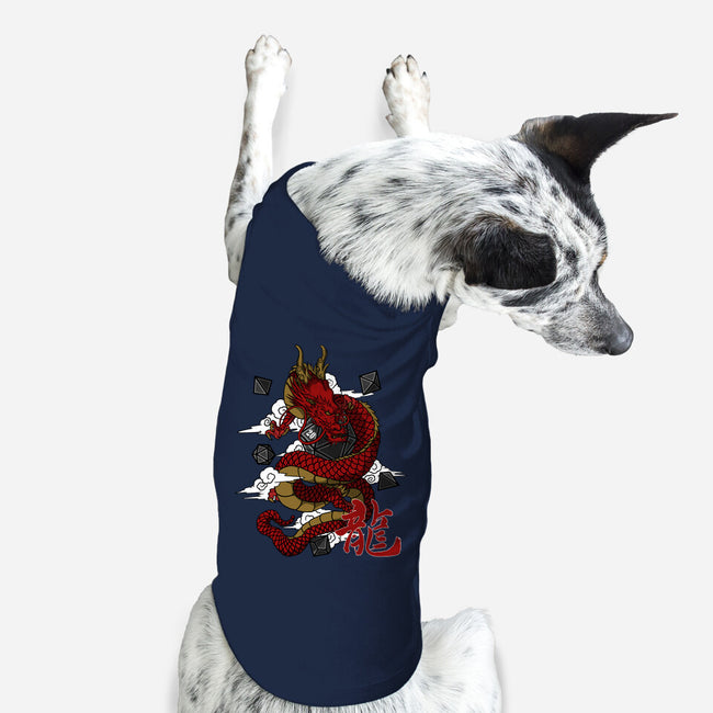 The Dice Dragon-dog basic pet tank-ShirtGoblin
