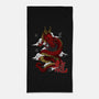 The Dice Dragon-none beach towel-ShirtGoblin