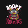 Adopt a Krampus-womens v-neck tee-Nemons