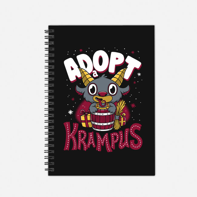 Adopt a Krampus-none dot grid notebook-Nemons