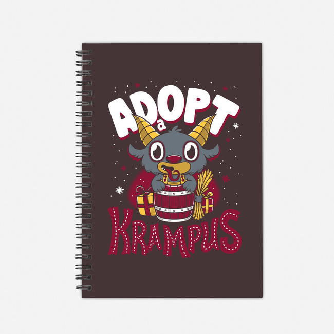 Adopt a Krampus-none dot grid notebook-Nemons