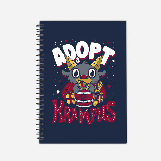 Adopt a Krampus-none dot grid notebook-Nemons