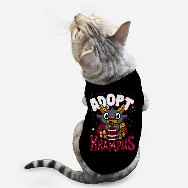 Adopt a Krampus-cat basic pet tank-Nemons