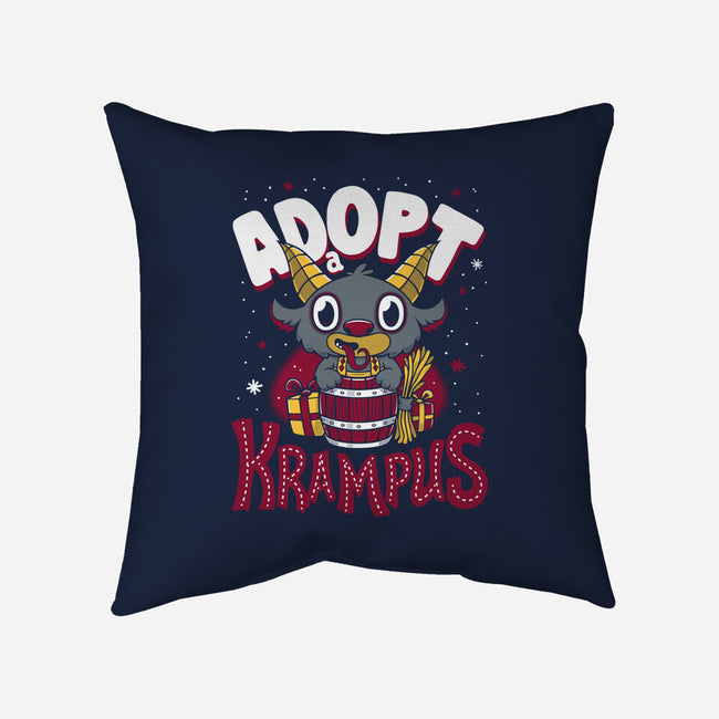 Adopt a Krampus-none removable cover w insert throw pillow-Nemons