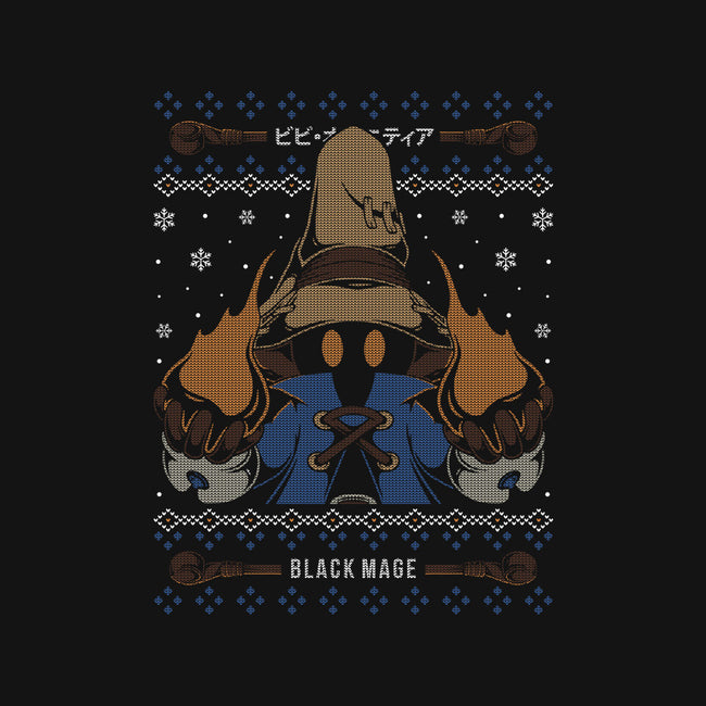 Vivi Black Mage Christmas-unisex crew neck sweatshirt-Alundrart