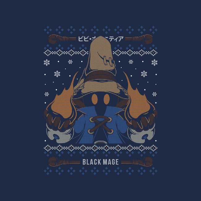 Vivi Black Mage Christmas-none removable cover w insert throw pillow-Alundrart