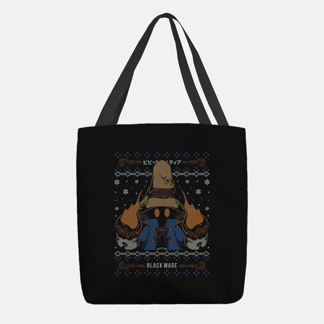 Vivi Black Mage Christmas-none basic tote-Alundrart