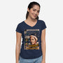 Holiday Stories Vol. 3-womens v-neck tee-daobiwan