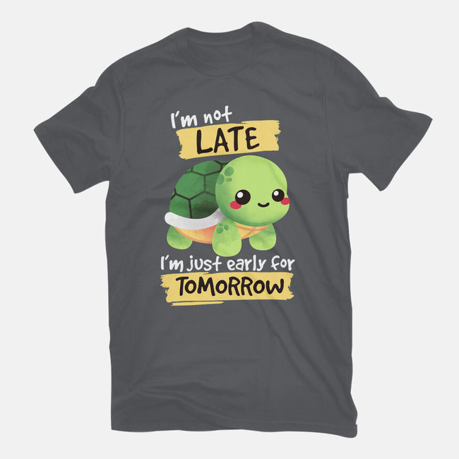 Early For Tomorrow-womens basic tee-NemiMakeit