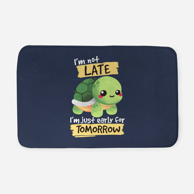 Early For Tomorrow-none memory foam bath mat-NemiMakeit