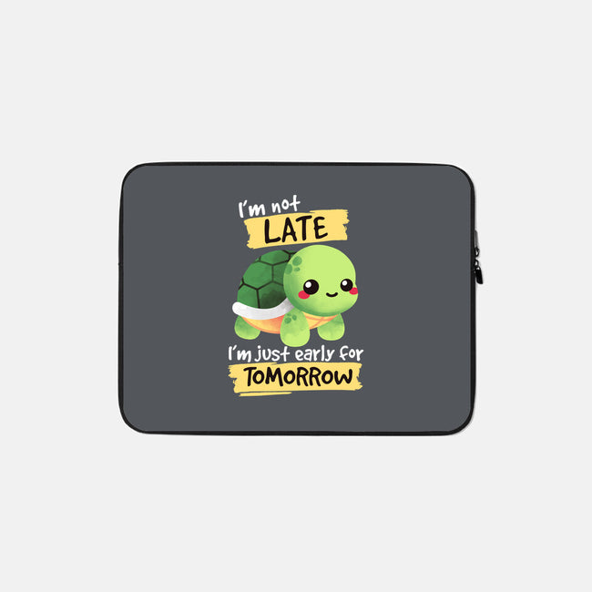 Early For Tomorrow-none zippered laptop sleeve-NemiMakeit