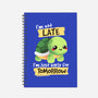 Early For Tomorrow-none dot grid notebook-NemiMakeit