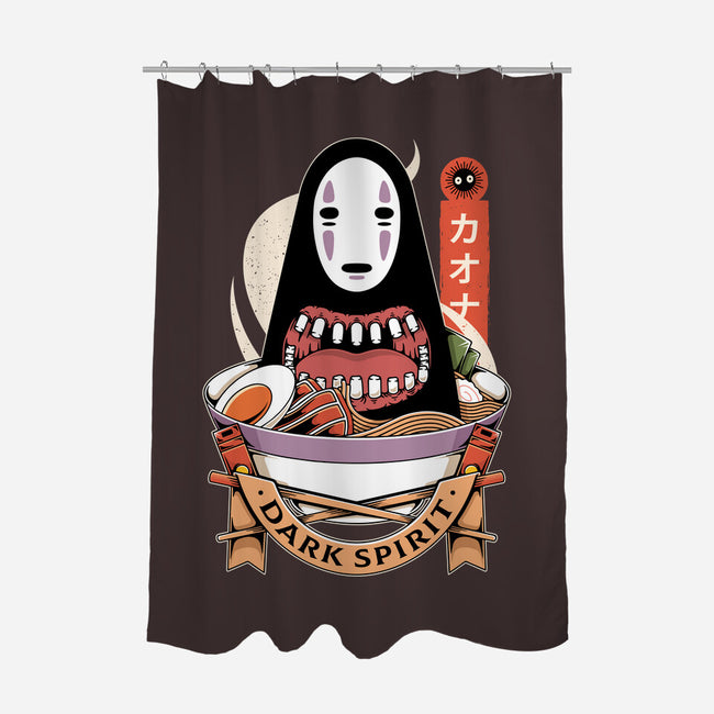 Dark Spirit Ramen-none polyester shower curtain-Alundrart