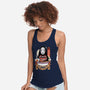 Dark Spirit Ramen-womens racerback tank-Alundrart