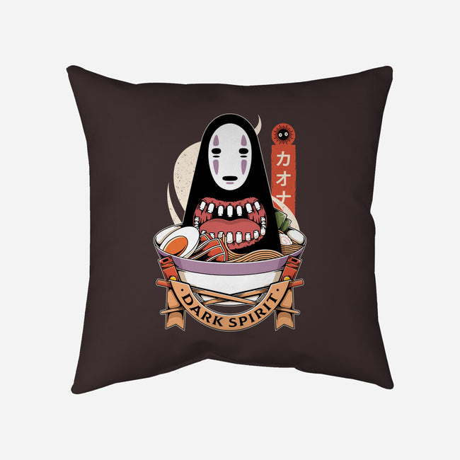 Dark Spirit Ramen-none removable cover w insert throw pillow-Alundrart