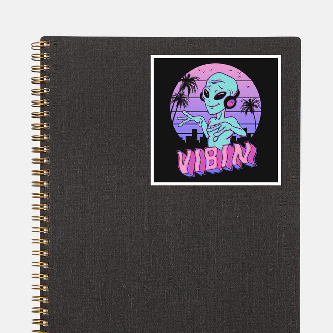 Alien Vibes!-none glossy sticker-vp021