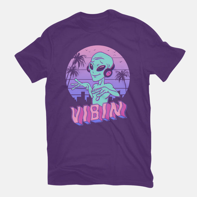 Alien Vibes!-womens basic tee-vp021