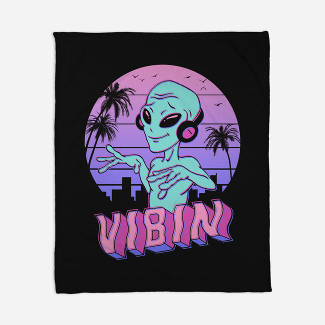 Alien Vibes!-none fleece blanket-vp021