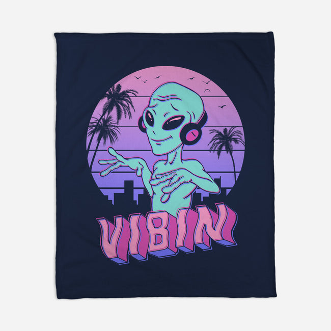 Alien Vibes!-none fleece blanket-vp021