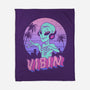 Alien Vibes!-none fleece blanket-vp021