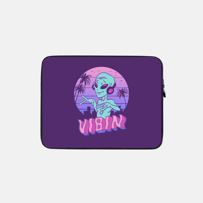 Alien Vibes!-none zippered laptop sleeve-vp021