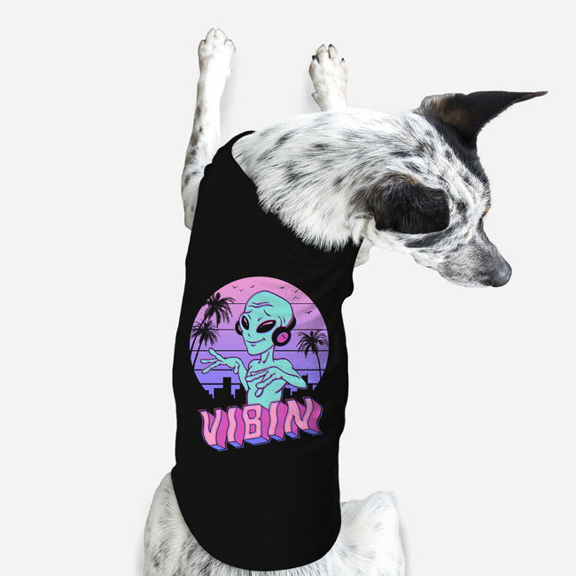 Alien Vibes!-dog basic pet tank-vp021