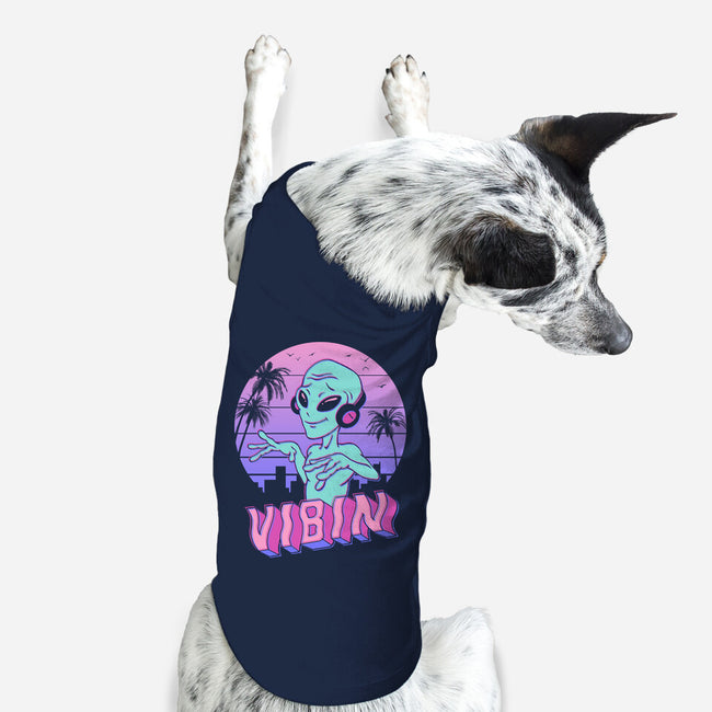 Alien Vibes!-dog basic pet tank-vp021