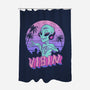 Alien Vibes!-none polyester shower curtain-vp021