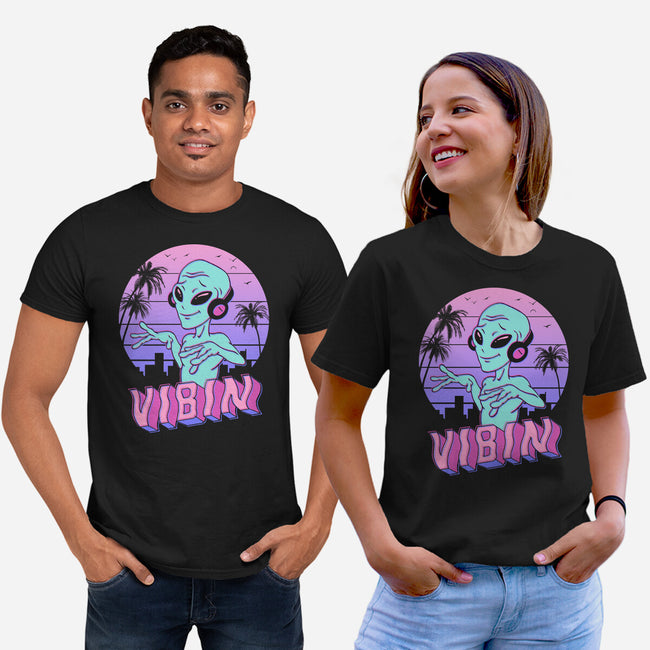 Alien Vibes!-unisex basic tee-vp021