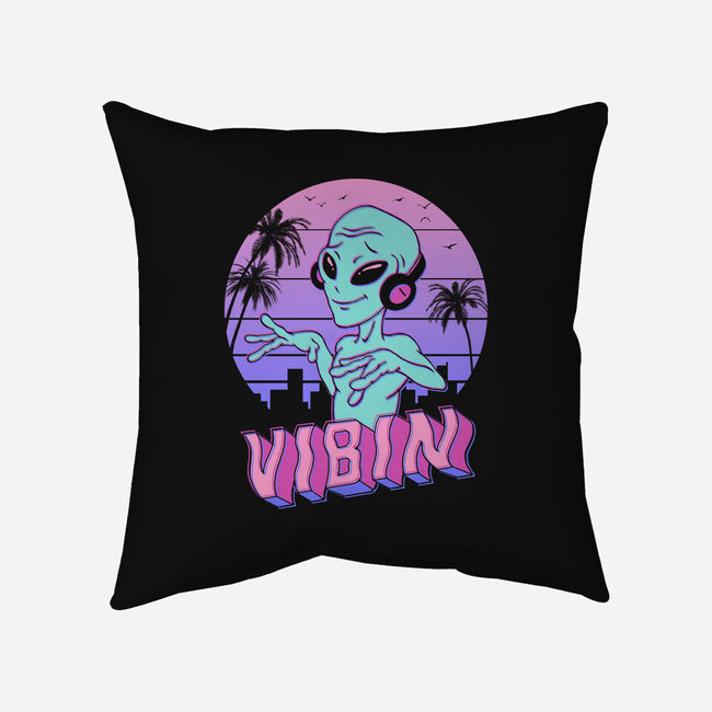 Alien Vibes!-none removable cover w insert throw pillow-vp021